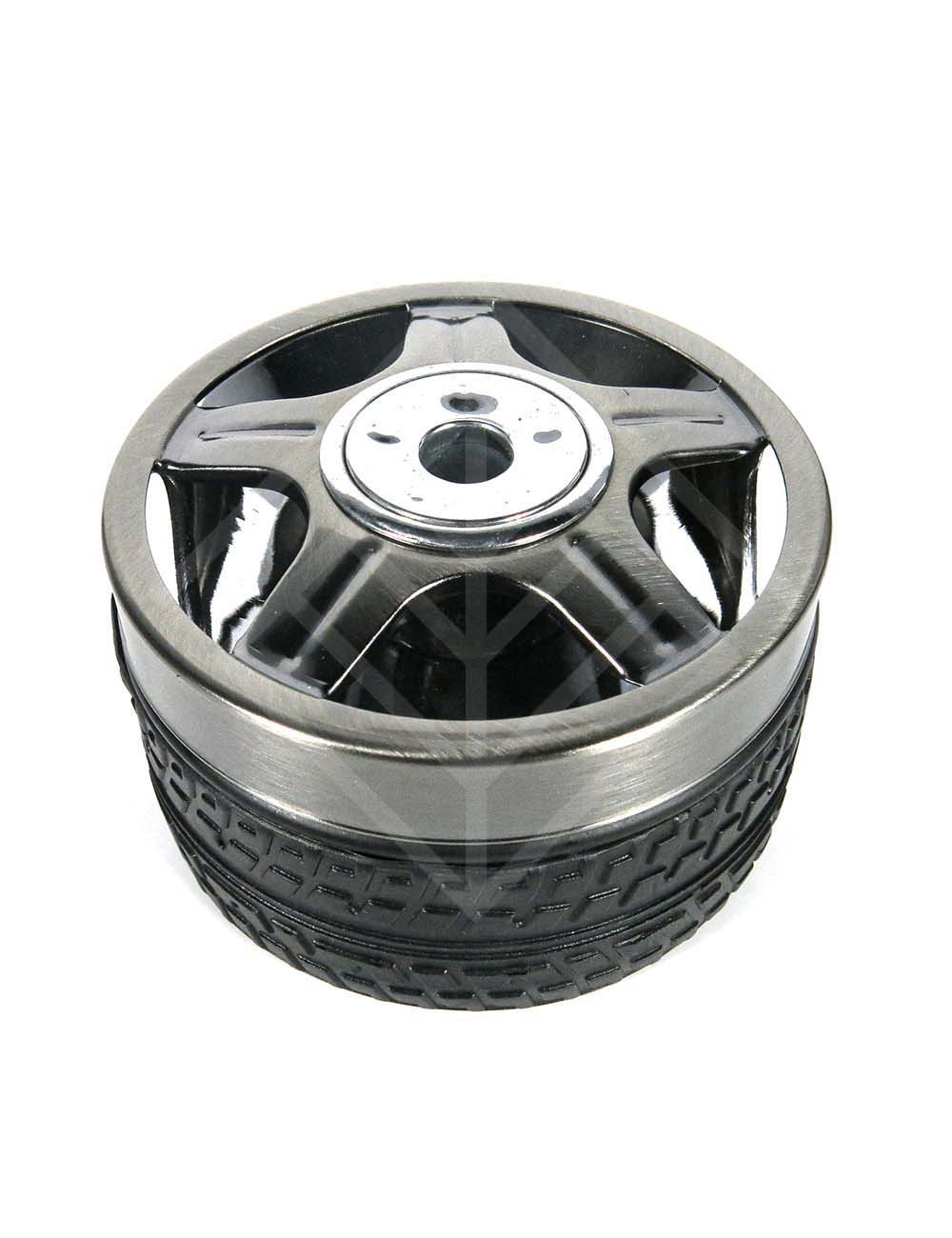 Scrumiera tire design "wheel rim & Ferrari gear shift" ass.9cm